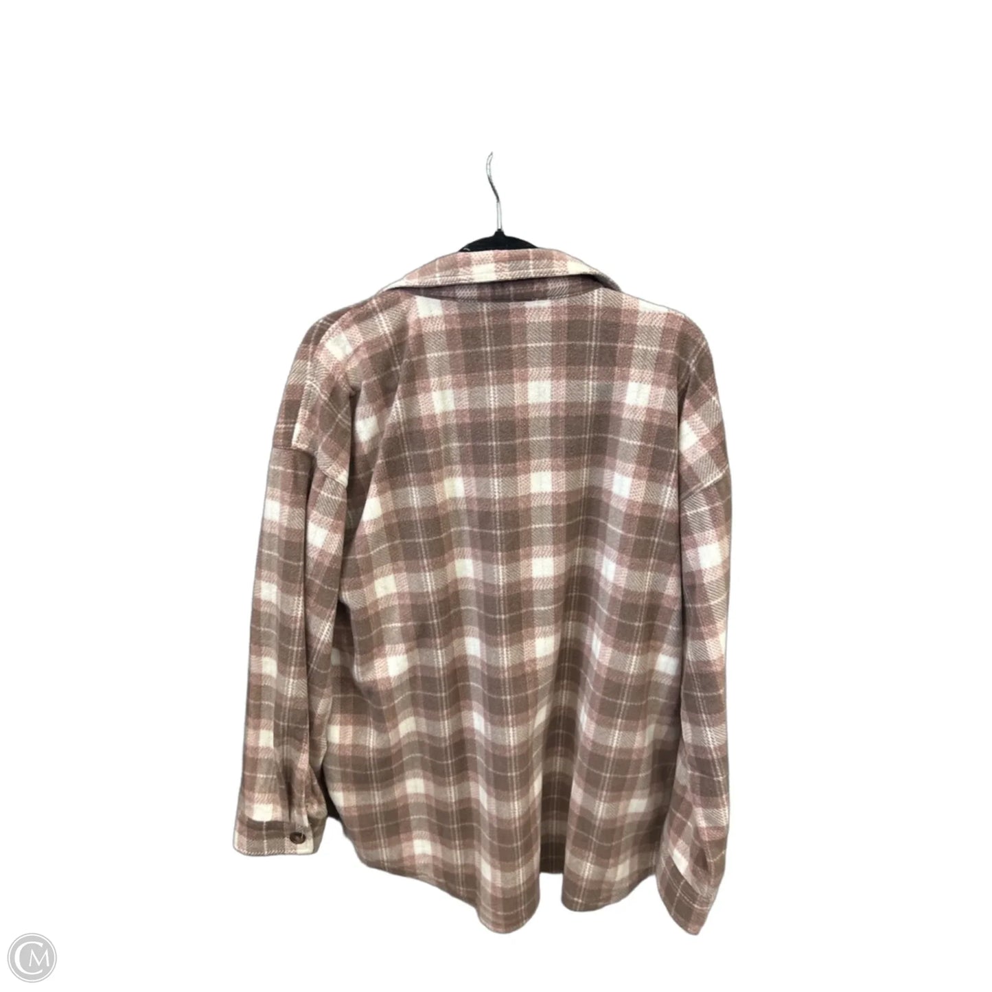 Jacket Shirt By Maurices In Mauve, Size: Xxl