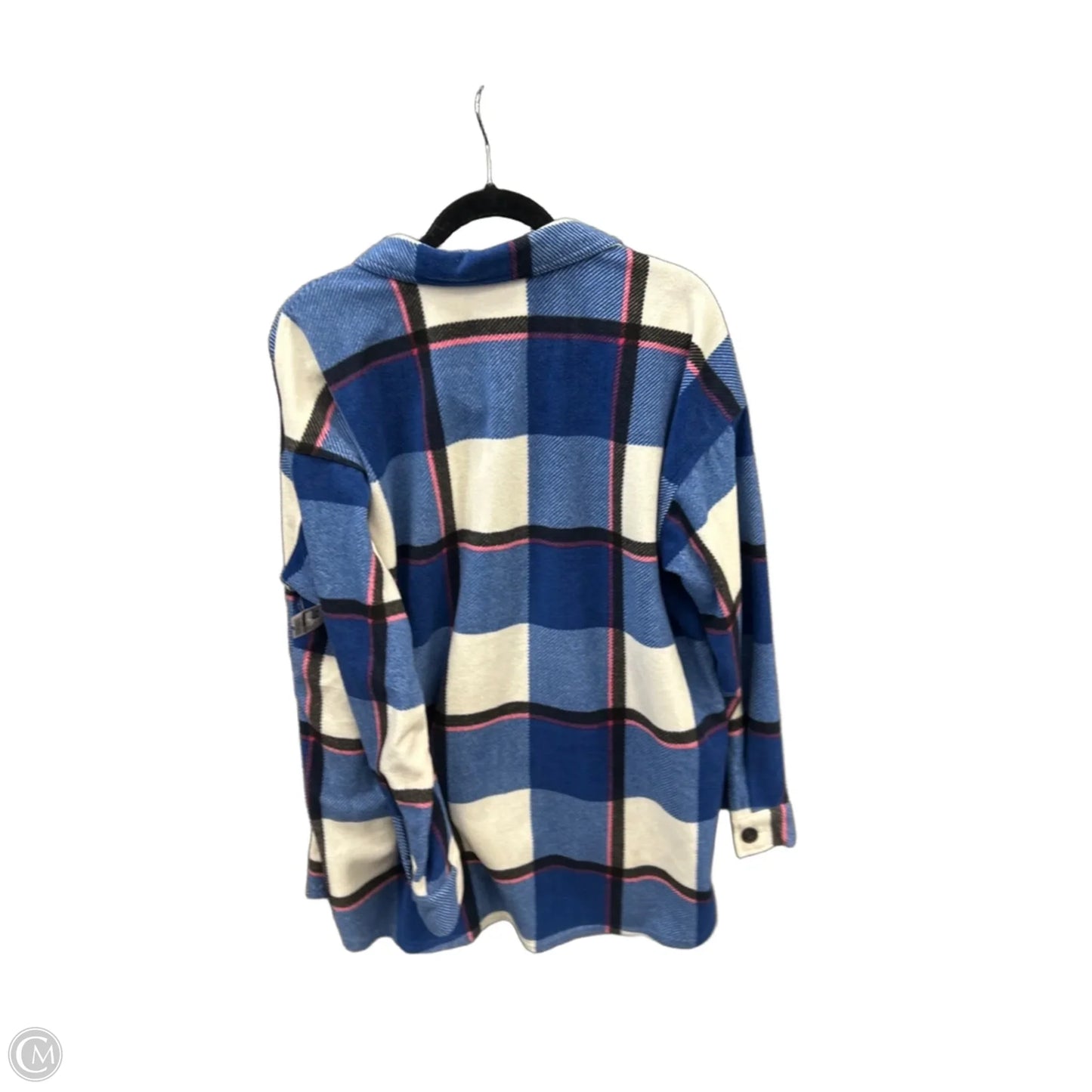 Jacket Shirt By Maurices In Blue, Size: Xxl