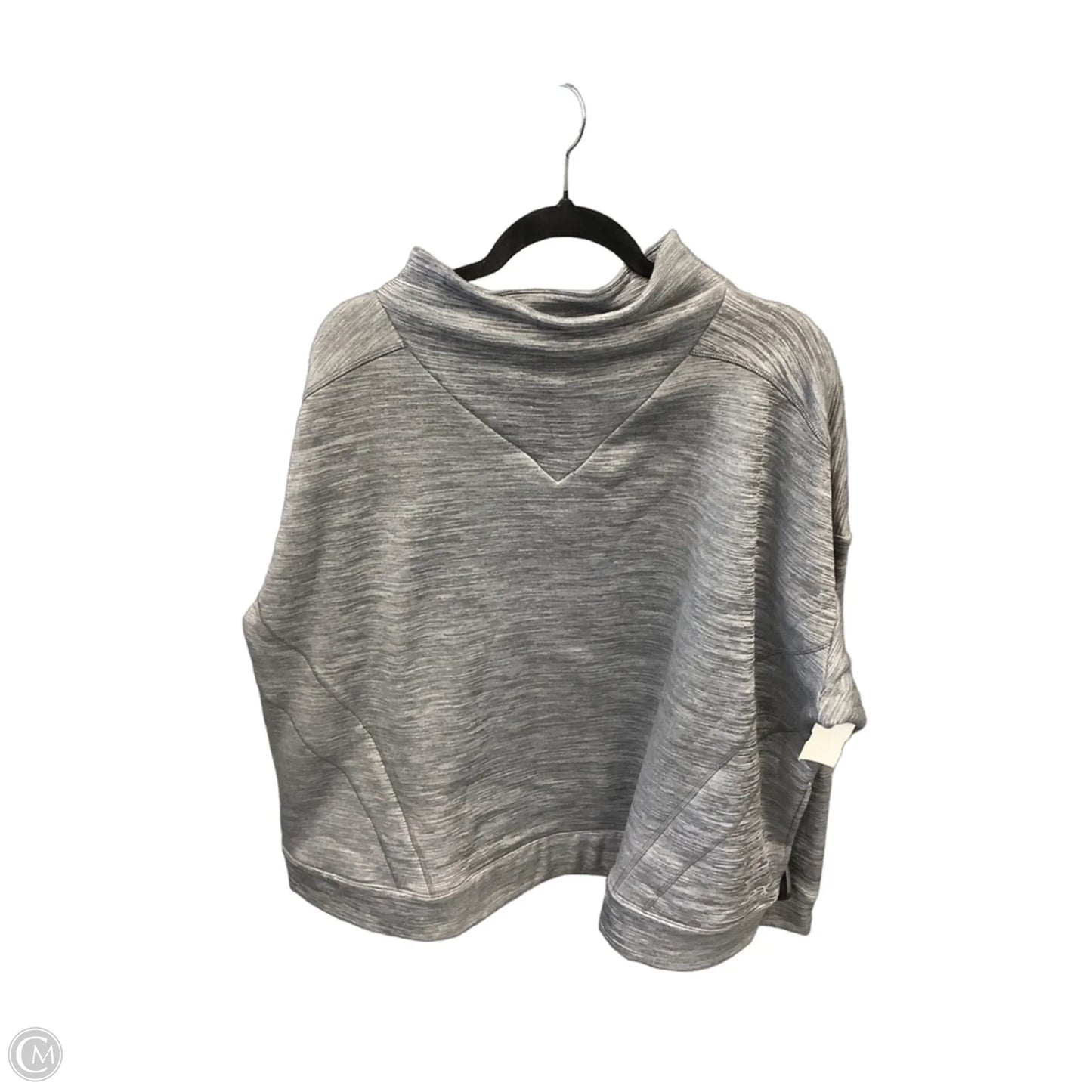 Athletic Top Long Sleeve Crewneck By Xersion In Grey, Size: 3x