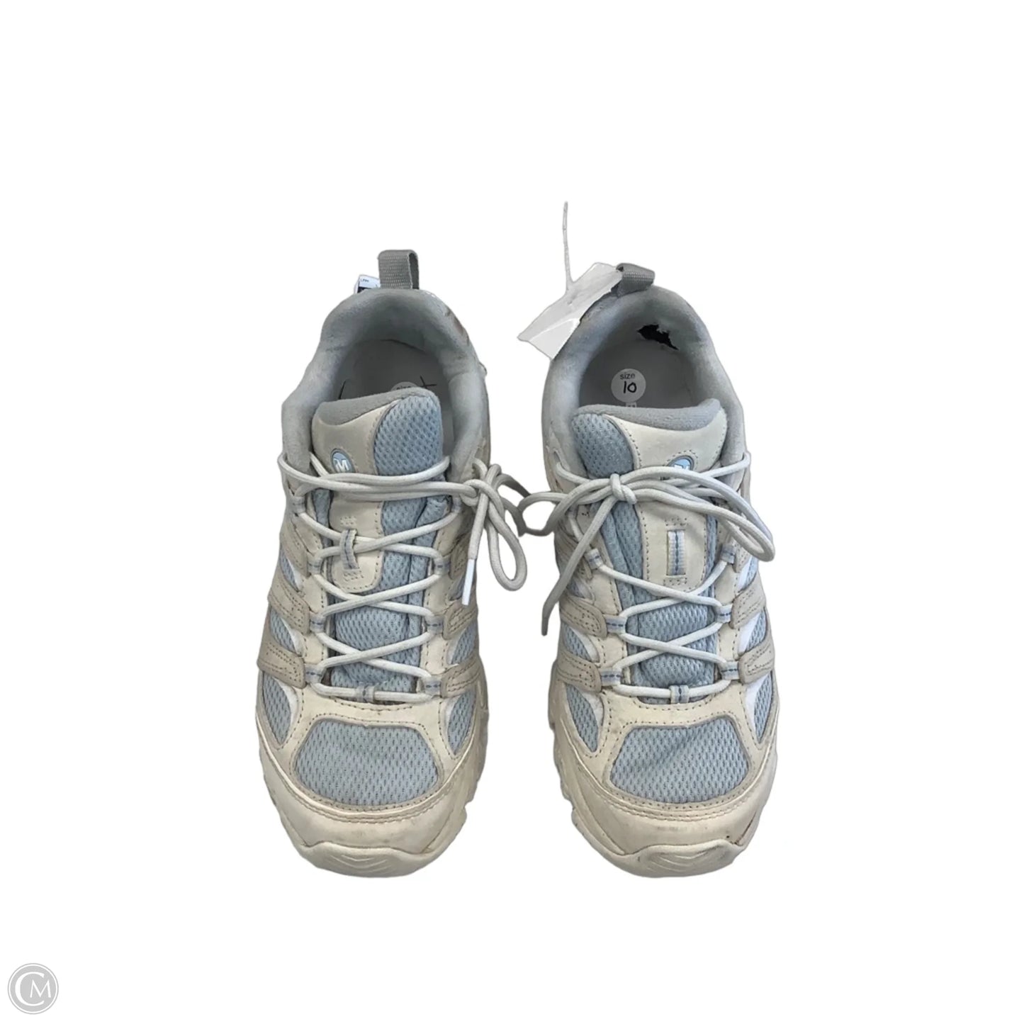 Shoes Athletic By Merrell In Blue & Grey, Size: 10