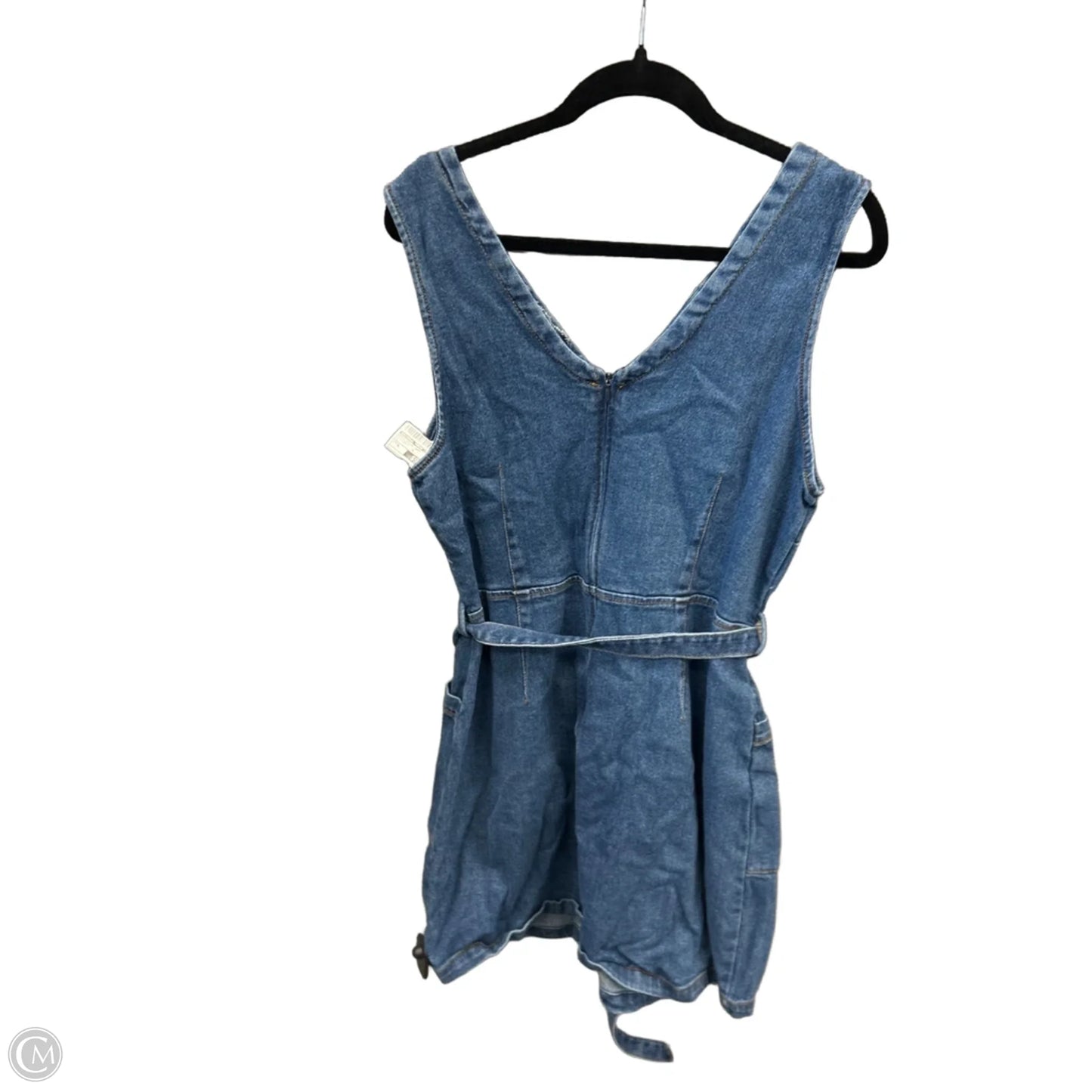 Dress Casual Short By Universal Thread In Blue Denim, Size: Xl