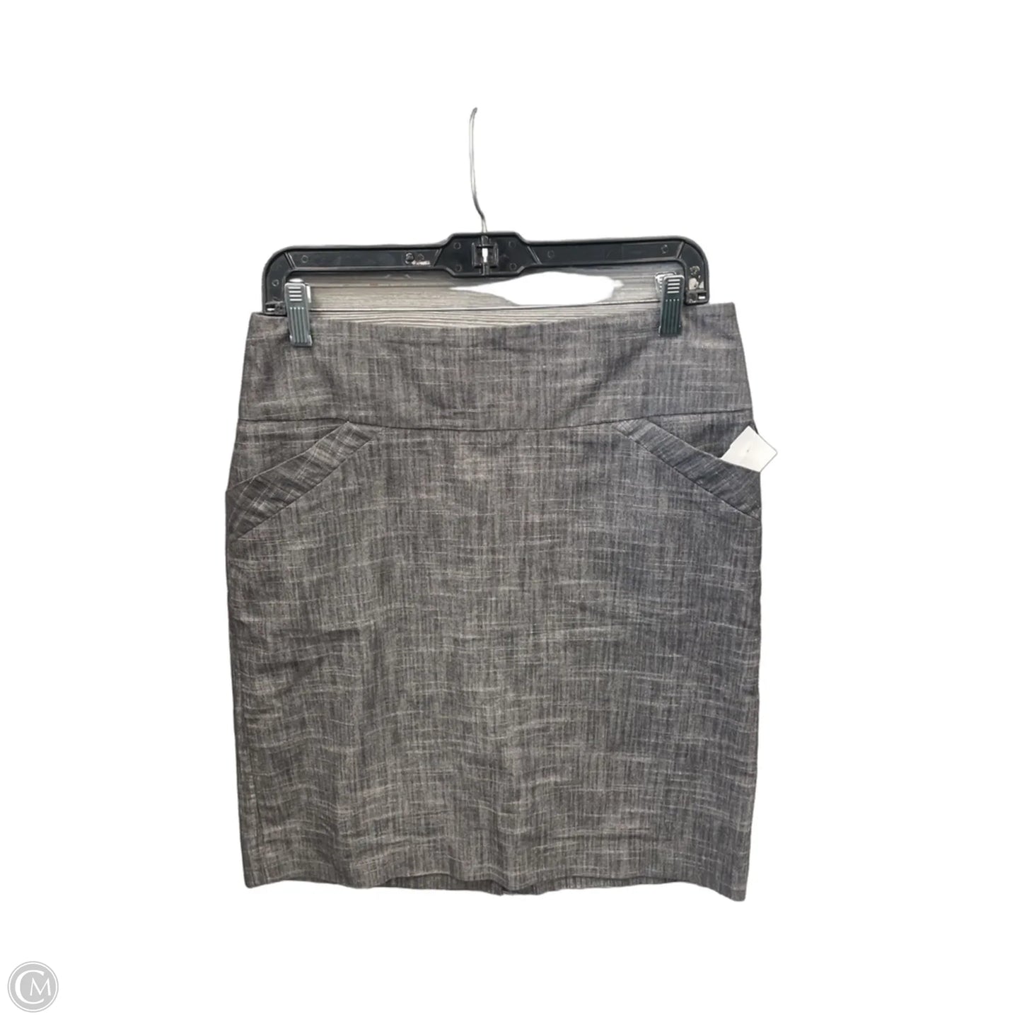 Skirt Midi By Larry Levine In Grey, Size: 6