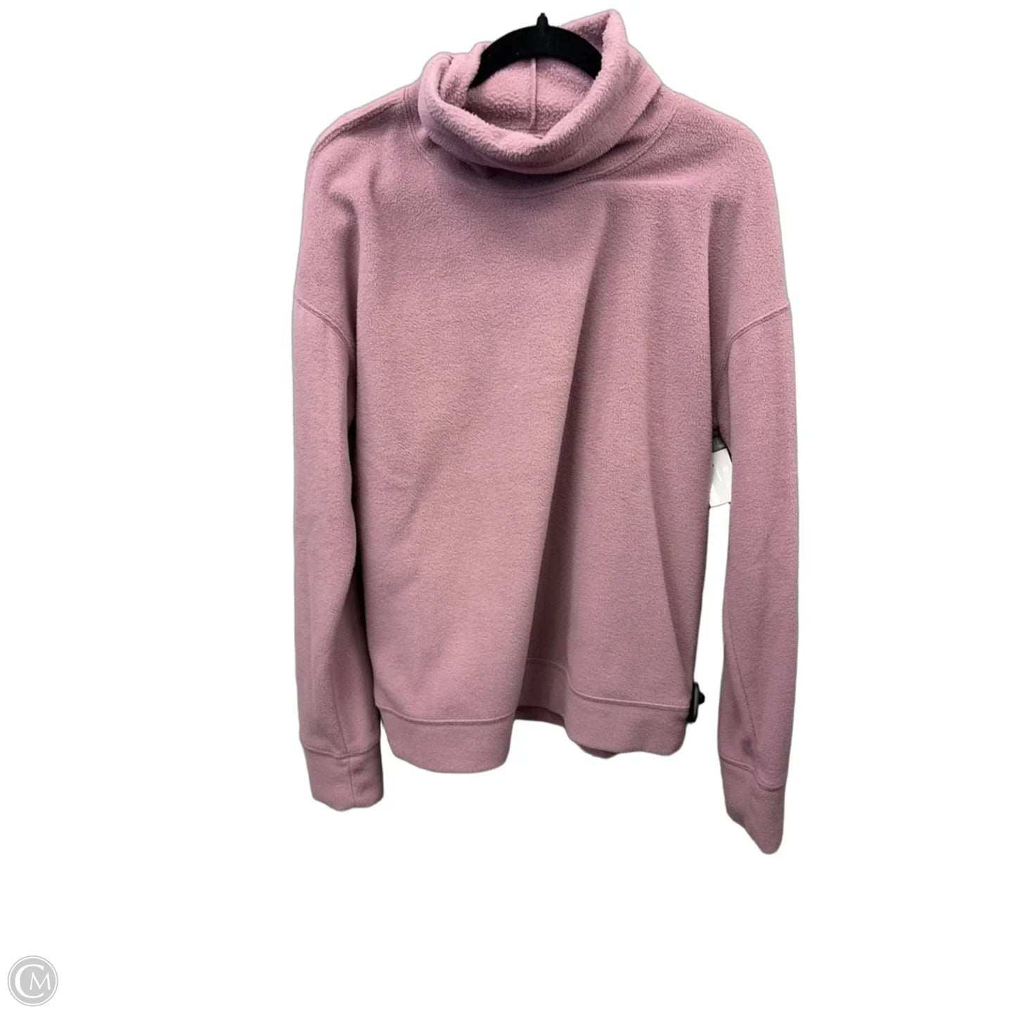 Athletic Top Long Sleeve Crewneck By Old Navy In Mauve, Size: L
