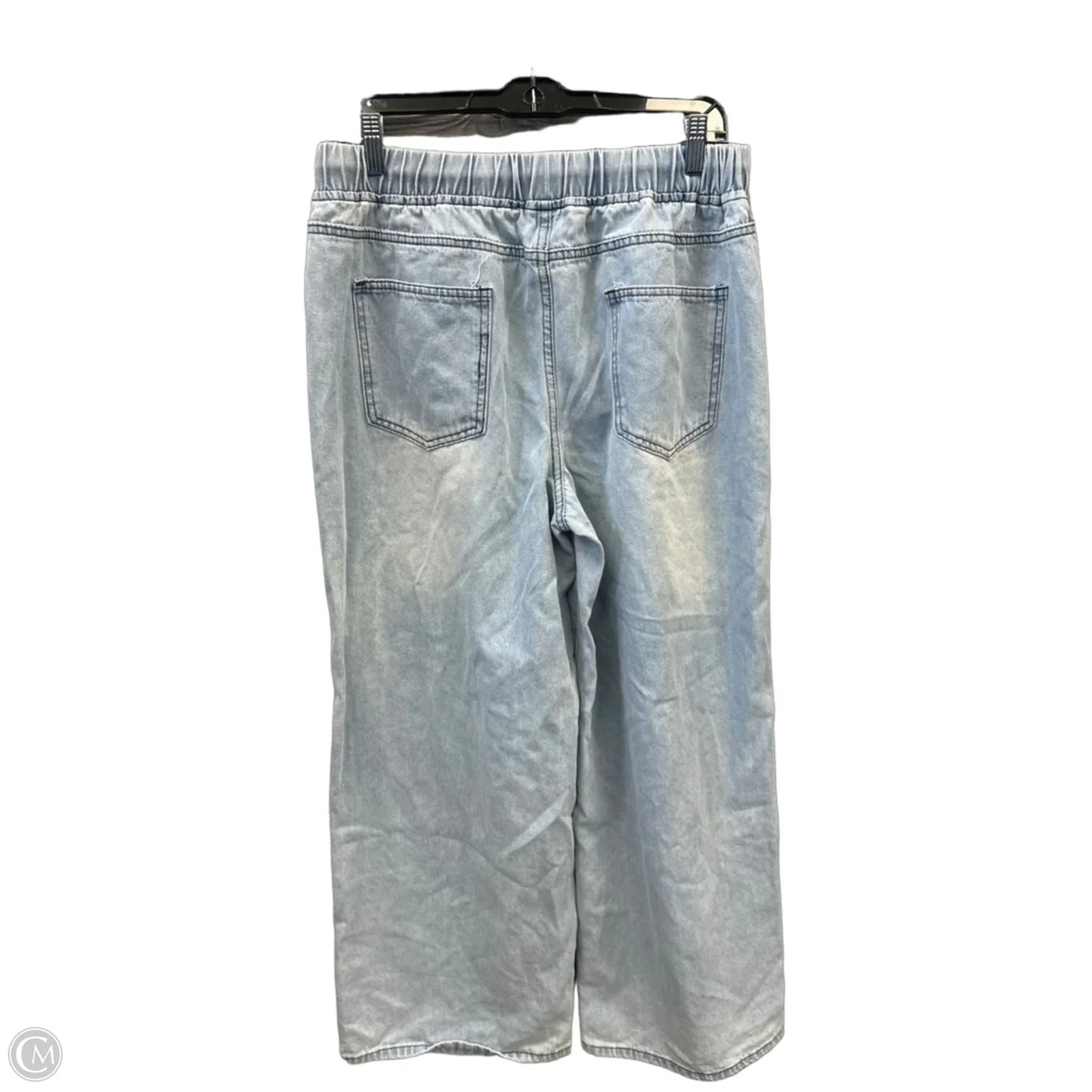Jeans Wide Leg By Clothes Mentor In Blue Denim, Size: 16