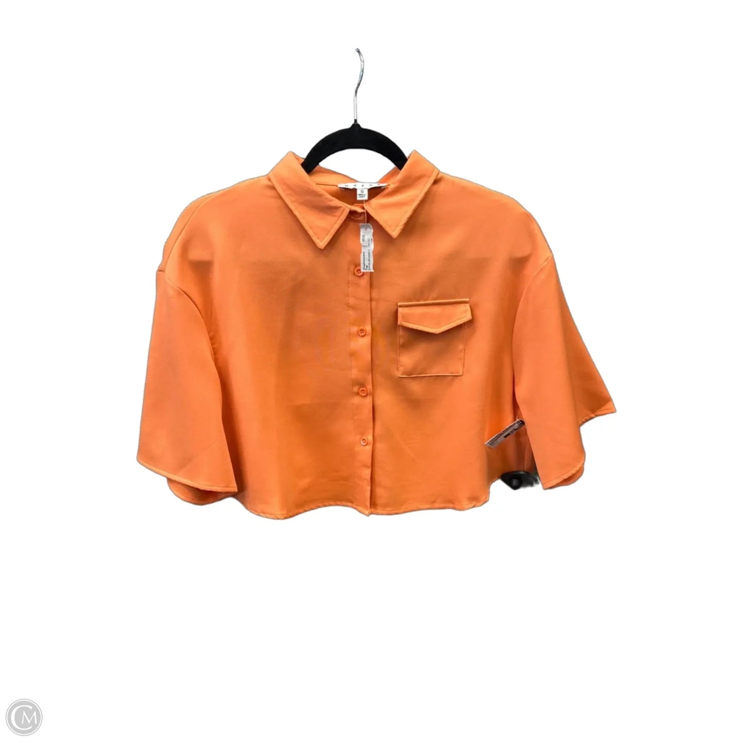 Top Short Sleeve By Hyfve In Orange, Size: S