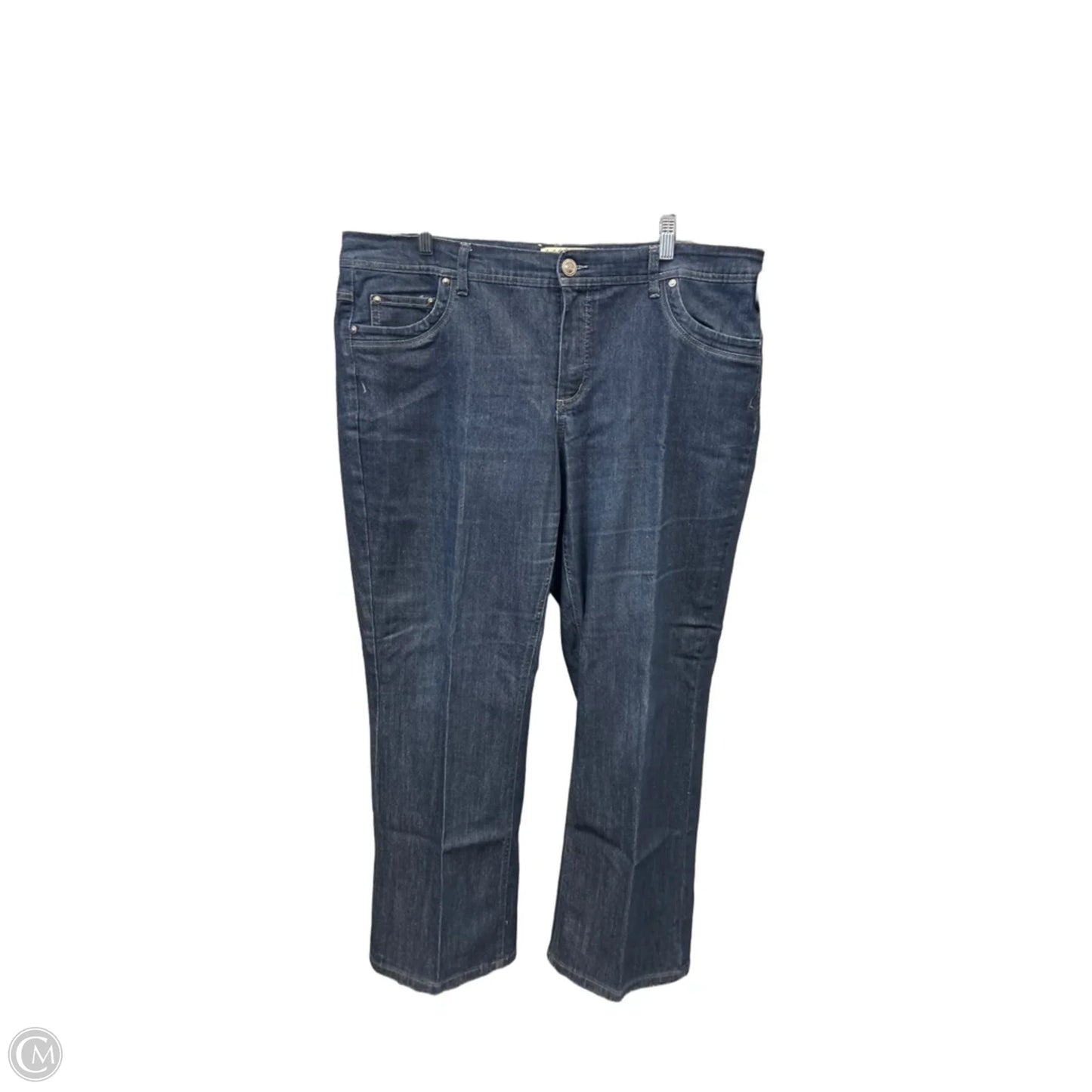 Jeans Cropped By Just My Size In Blue Denim, Size: 20