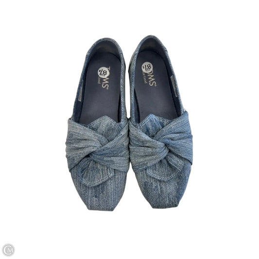 Shoes Flats By Toms In Blue, Size: 8.5