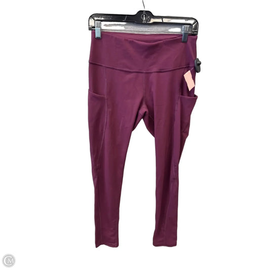 Athletic Leggings By Clothes Mentor In Purple, Size: M