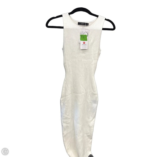 Dress Sweater By Clothes Mentor In White, Size: S
