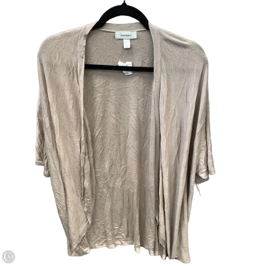Cardigan By Dressbarn In Tan, Size: 2x
