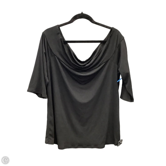 Top Short Sleeve By Torrid In Black, Size: 2x