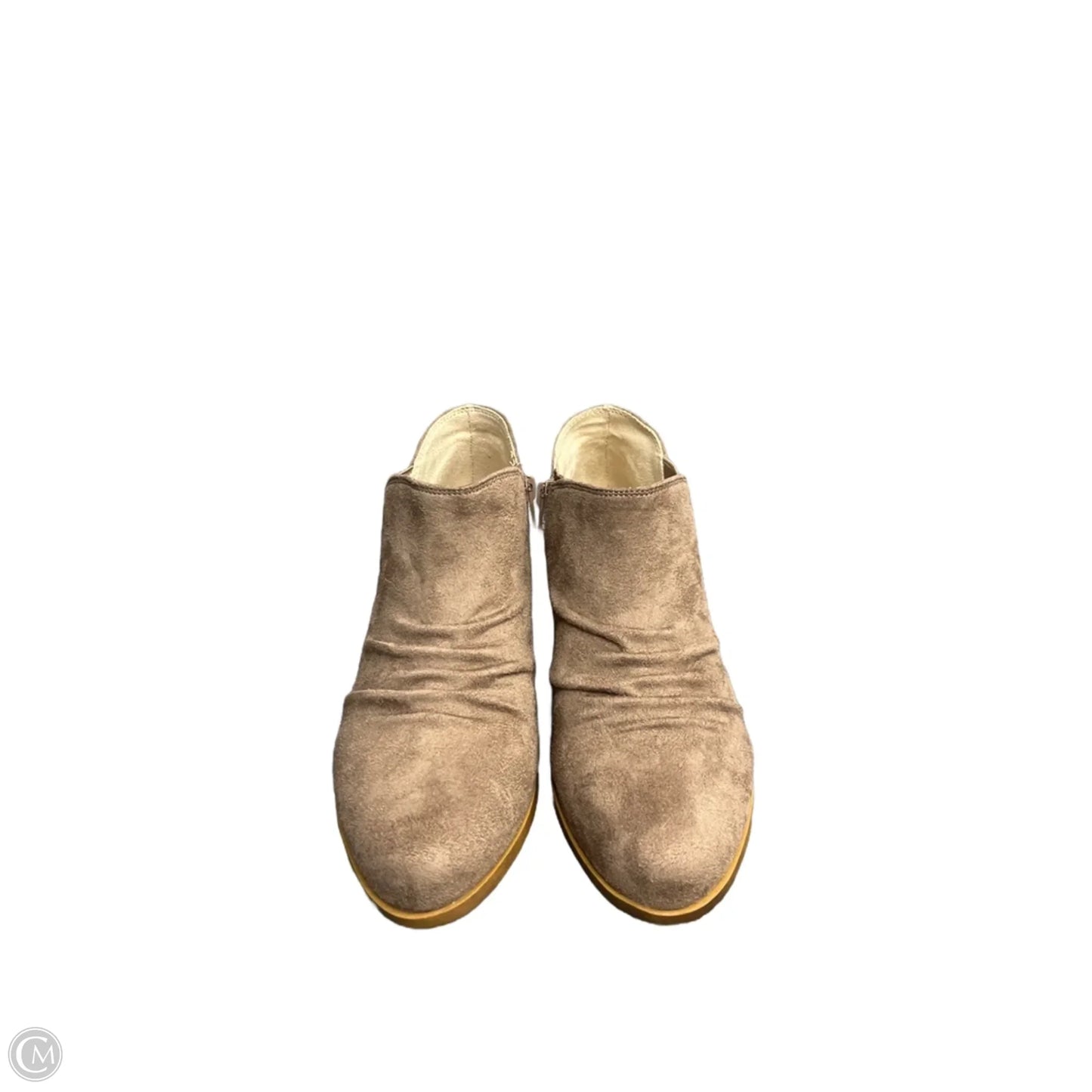 Boots Ankle Flats By Life Stride In Brown, Size: 9