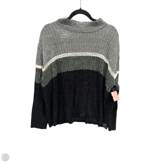Top Long Sleeve By Sonoma In Striped Pattern, Size: 1x