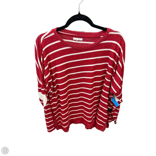 Top Long Sleeve By Maurices In Red, Size: Xl