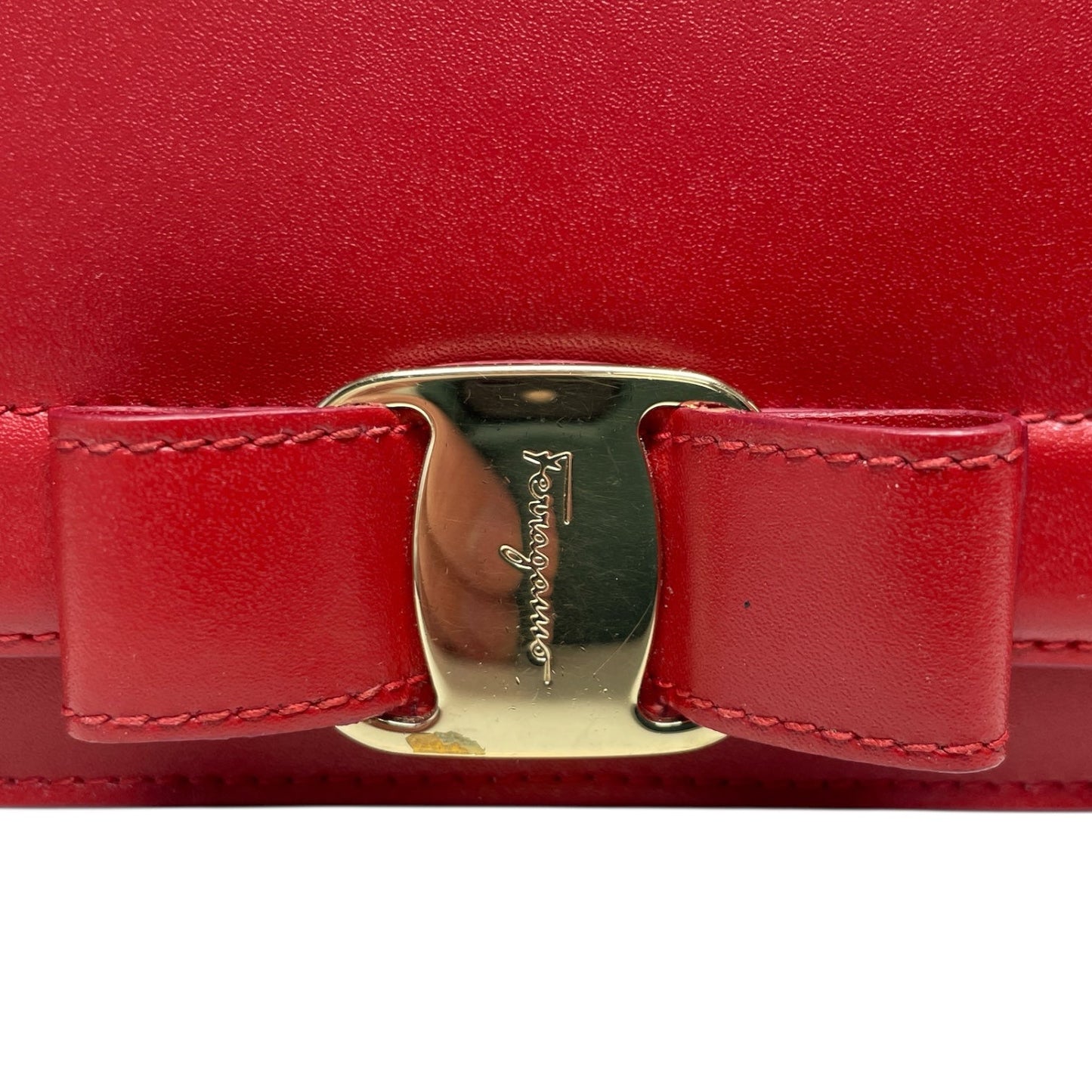 Handbag Luxury Designer By Ferragamo, Size: Medium