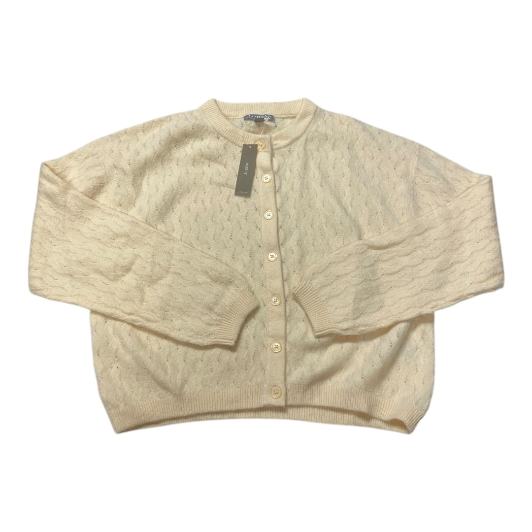 Sweater Cardigan By J. Crew In Yellow, Size:S