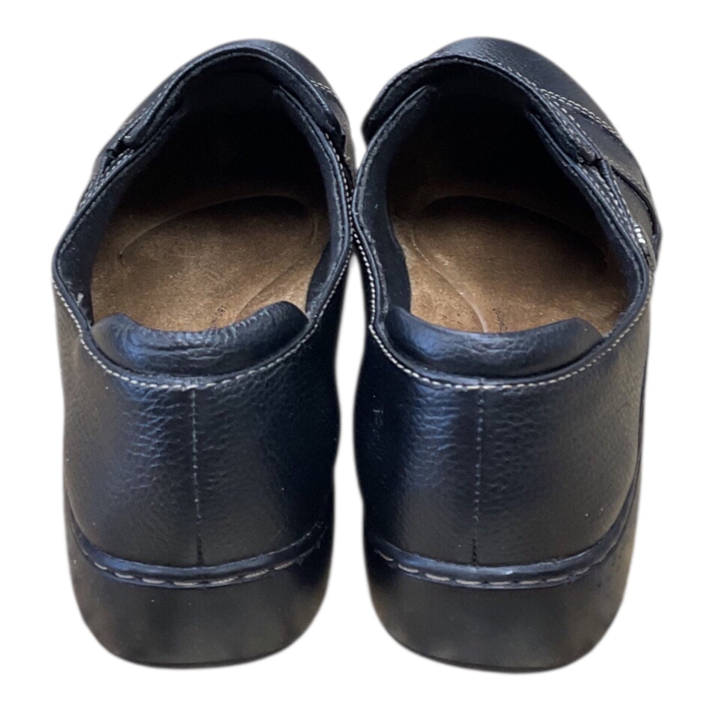 Shoes Flats By Clarks In Black, Size:10