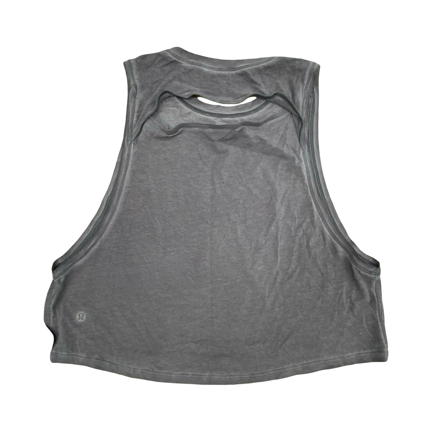 Athletic Tank Top By Lululemon In Taupe, Size:8