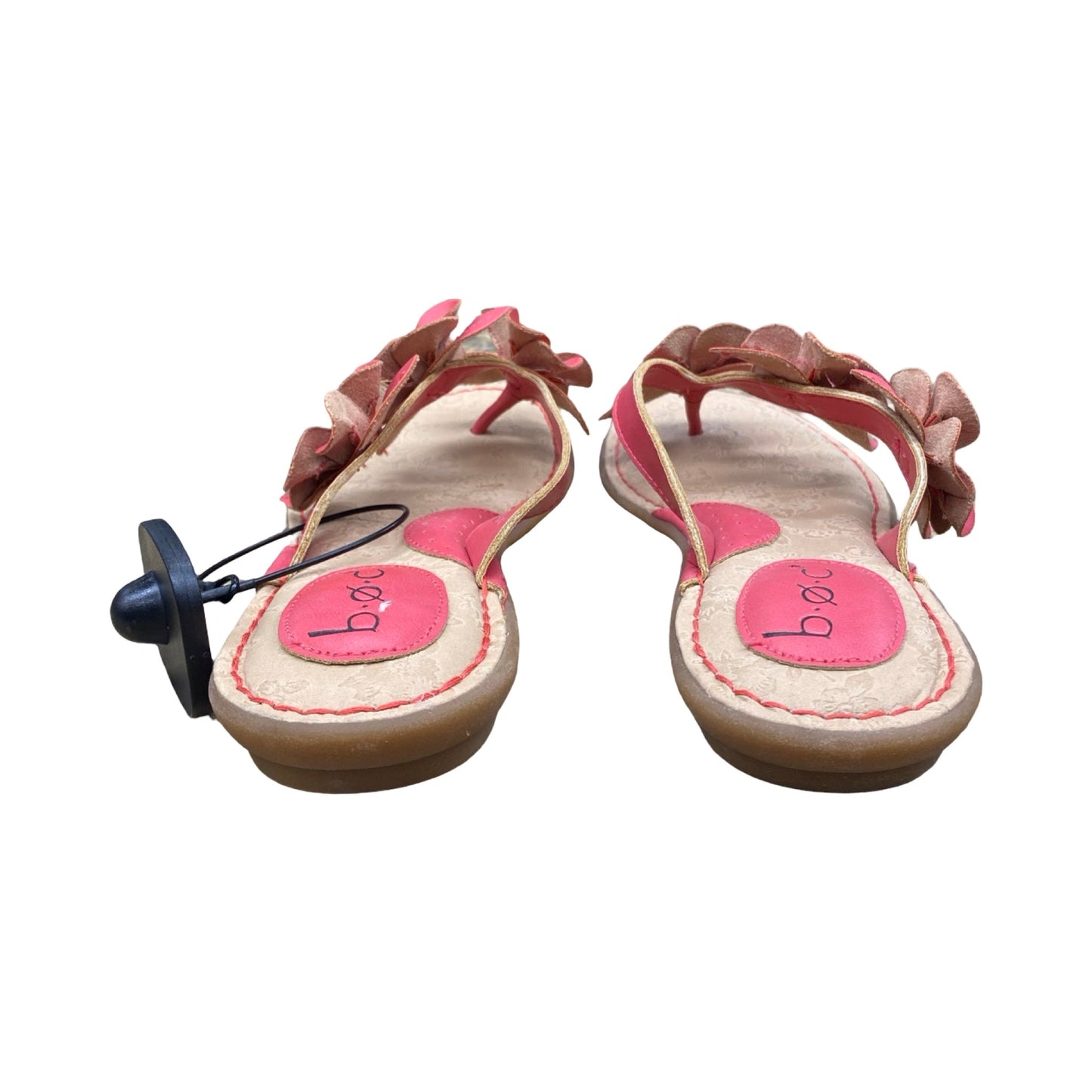 Sandals Flats By Boc In Brown & Pink, Size:7