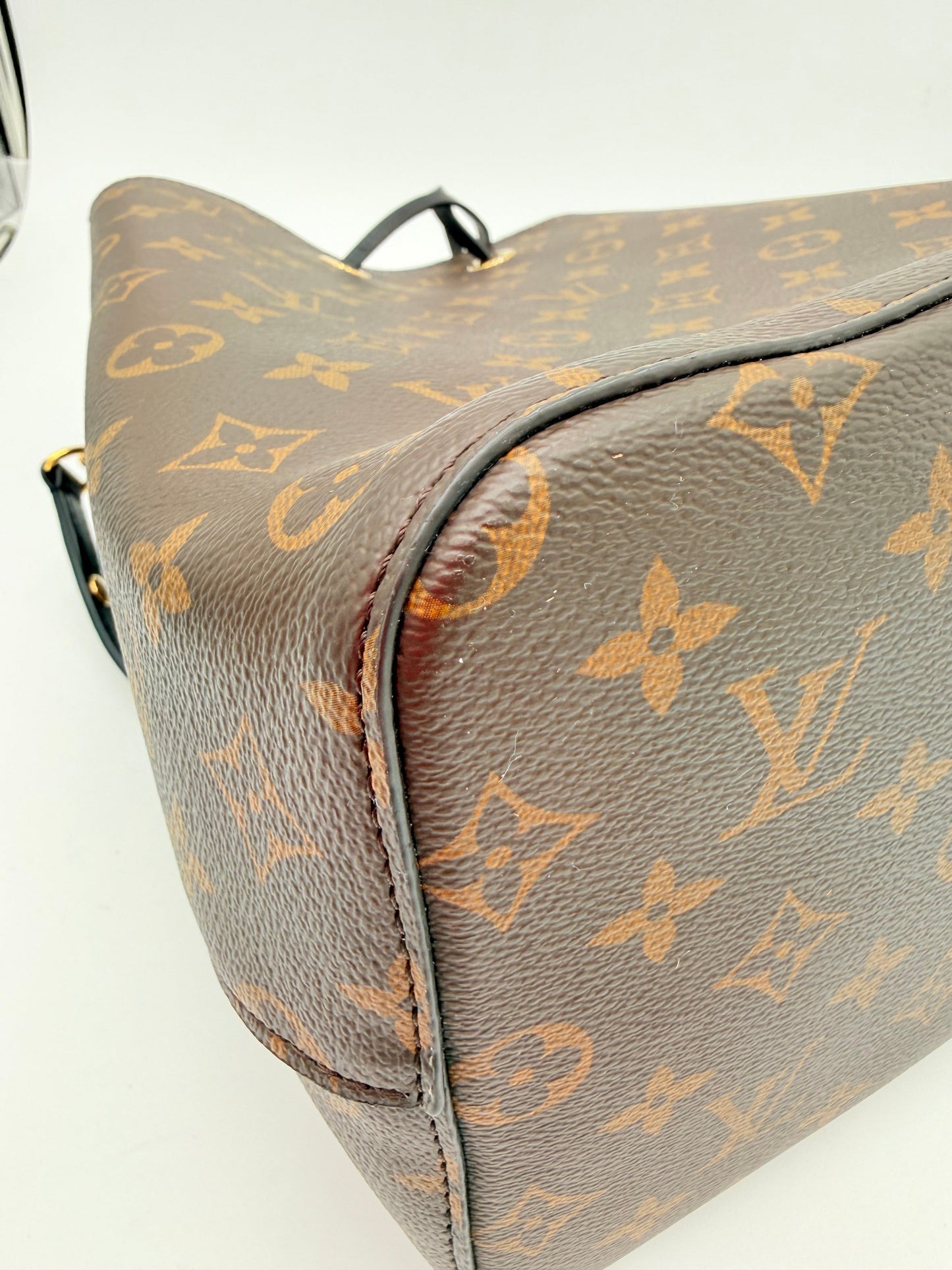 Crossbody Luxury Designer By Louis Vuitton In Black & Brown, Size:Medium