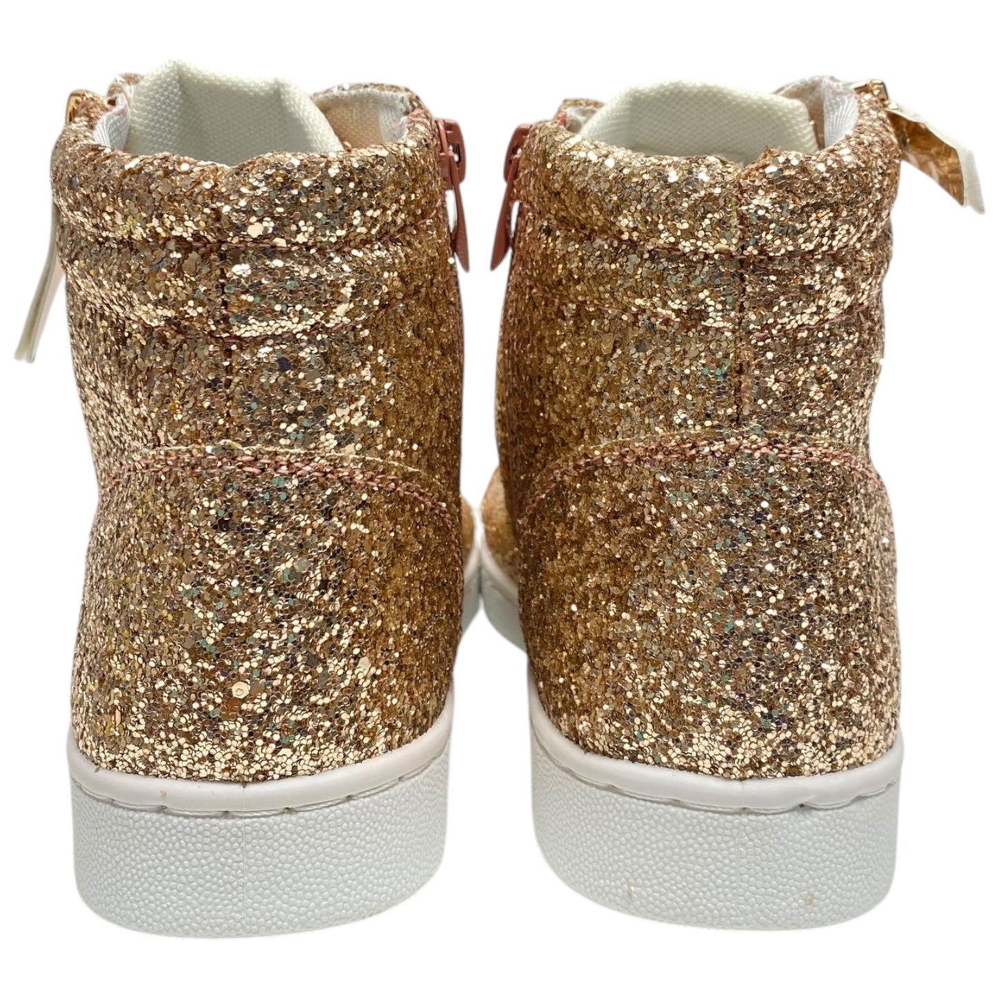 Shoes Sneakers By Forever In Rose Gold, Size: 6.5