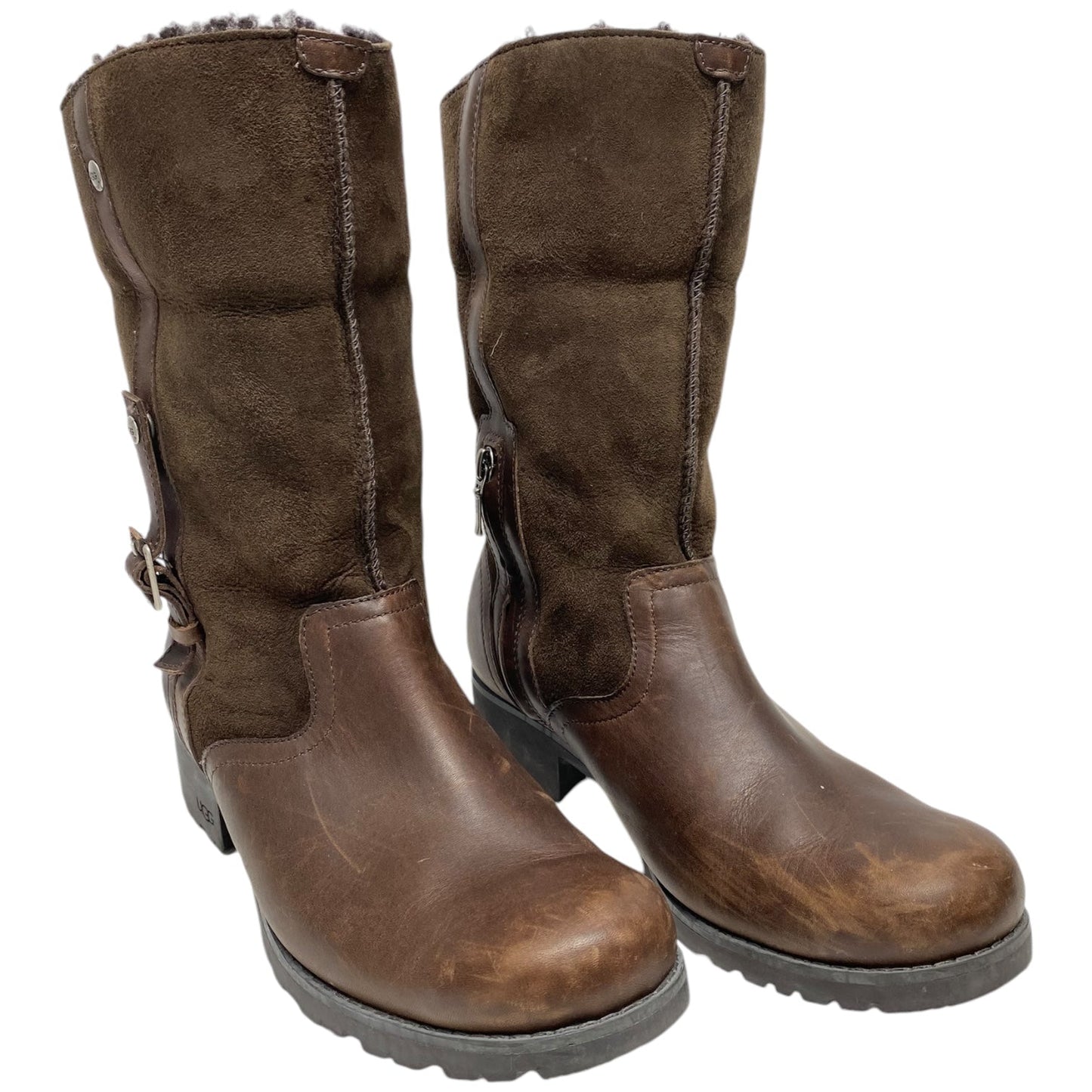 Boots Snow By Ugg In Brown, Size: 9.5