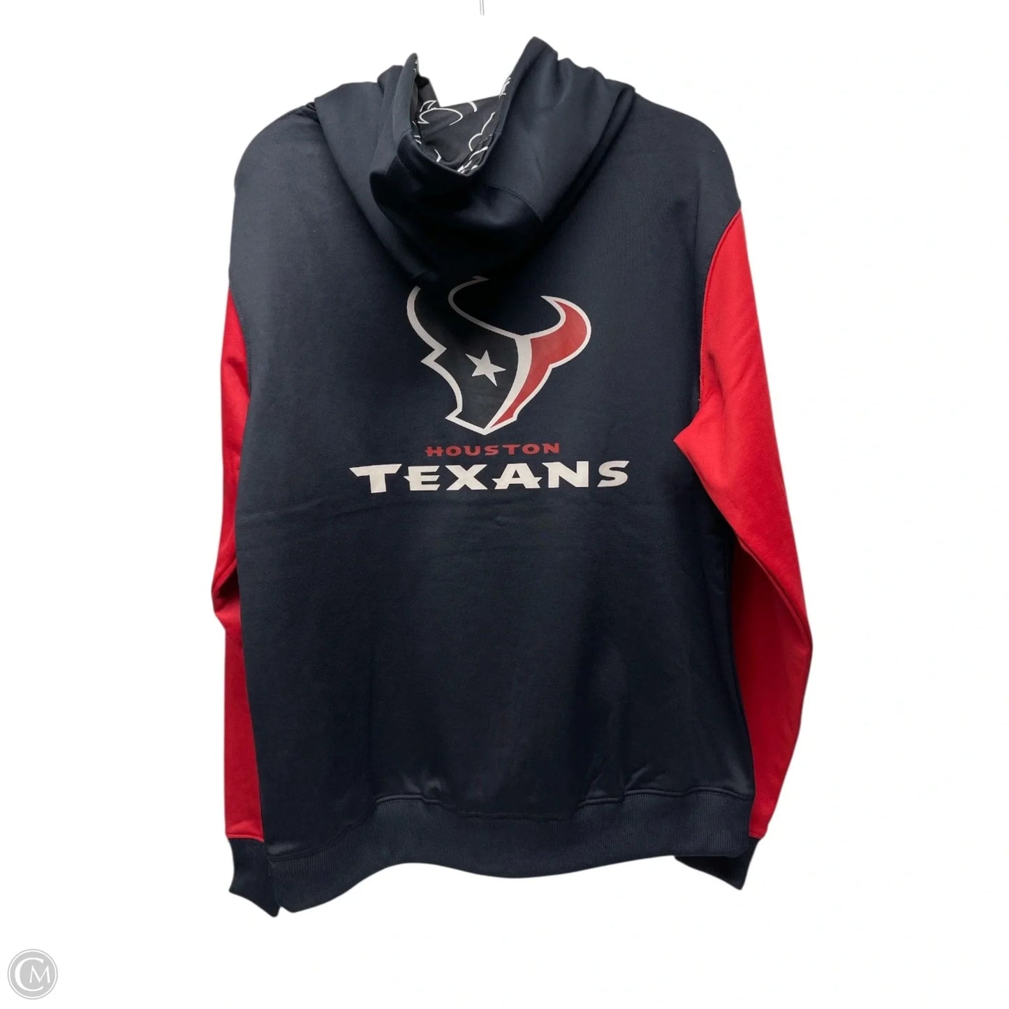 Athletic Sweatshirt Hoodie By Clothes Mentor In Blue & Red, Size: Xl