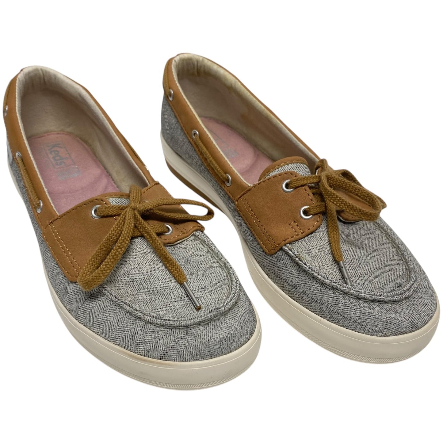 Shoes Flats By Keds In Grey, Size: 7.5