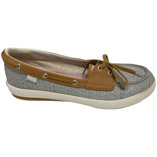 Shoes Flats By Keds In Grey, Size: 7.5