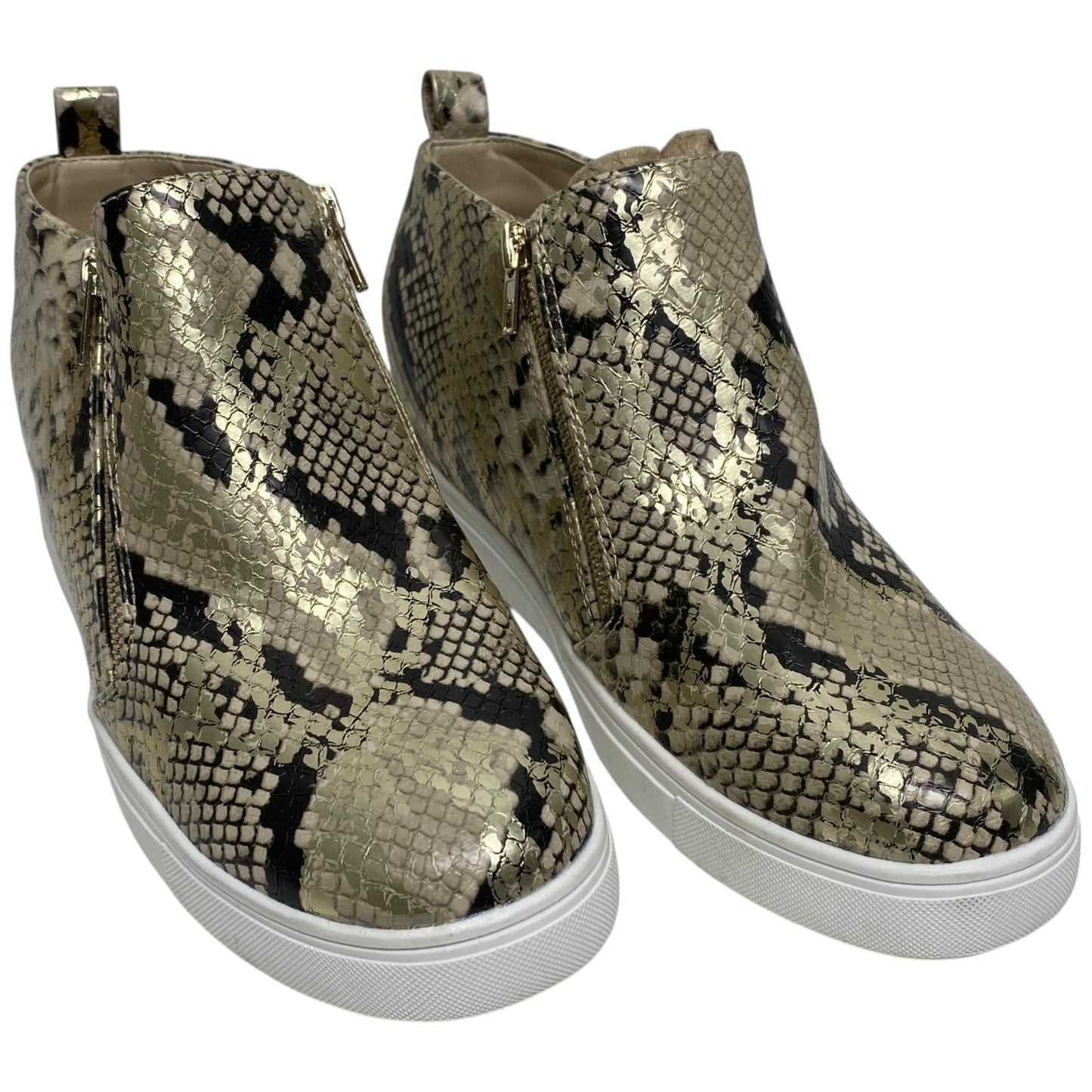 Shoes Sneakers Platform By Time And Tru In Snakeskin Print, Size: 10