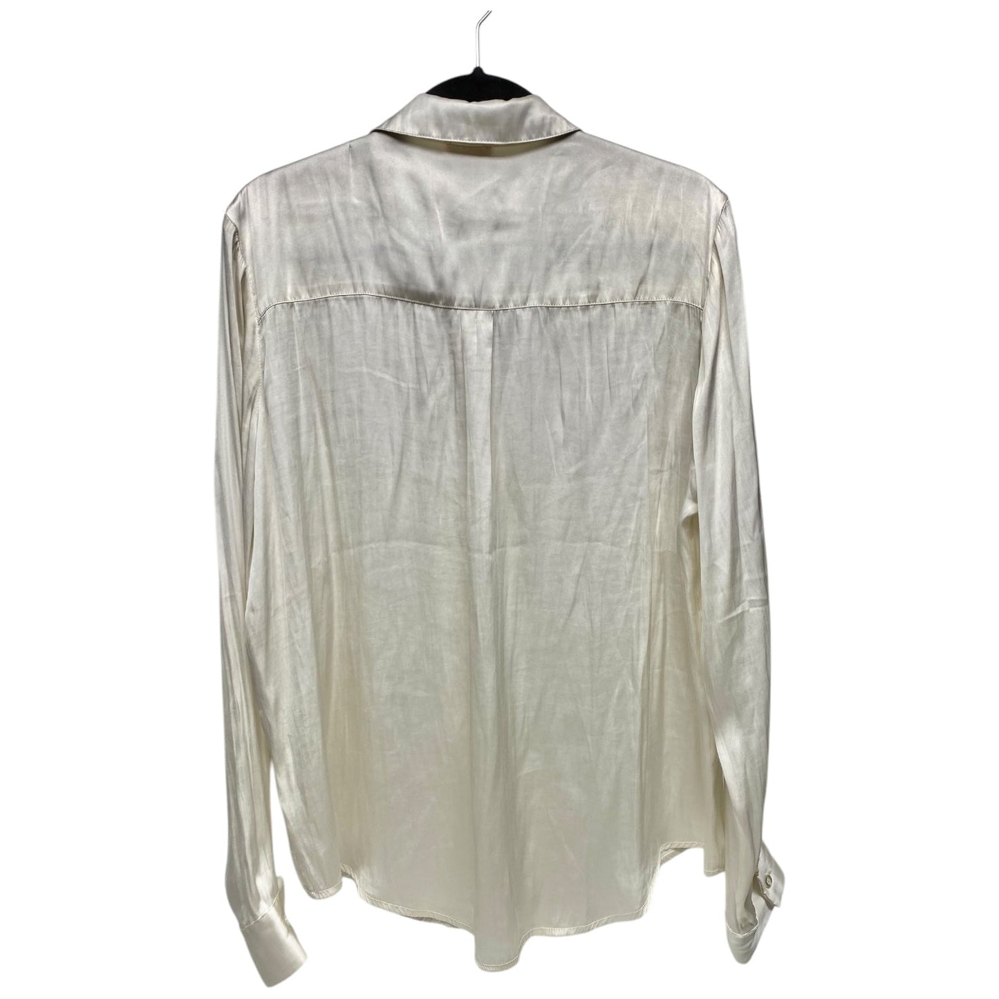 Top Long Sleeve By Miami In Ivory, Size: Xl