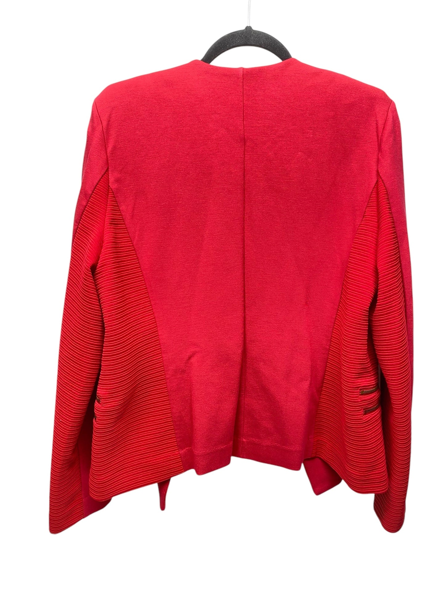 Jacket Other By Chicos In Red, Size: Xl