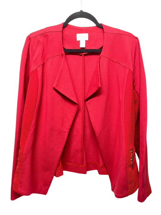 Jacket Other By Chicos In Red, Size: Xl