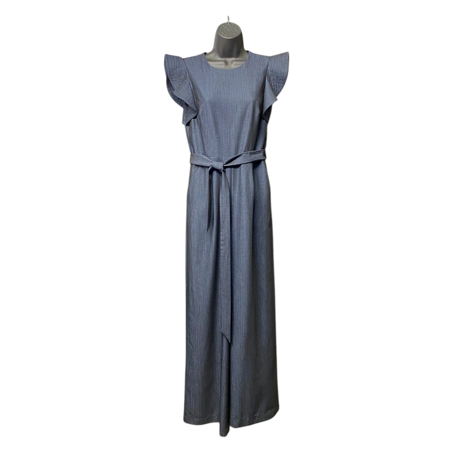 Jumpsuit By Calvin Klein In Blue Denim, Size: 4