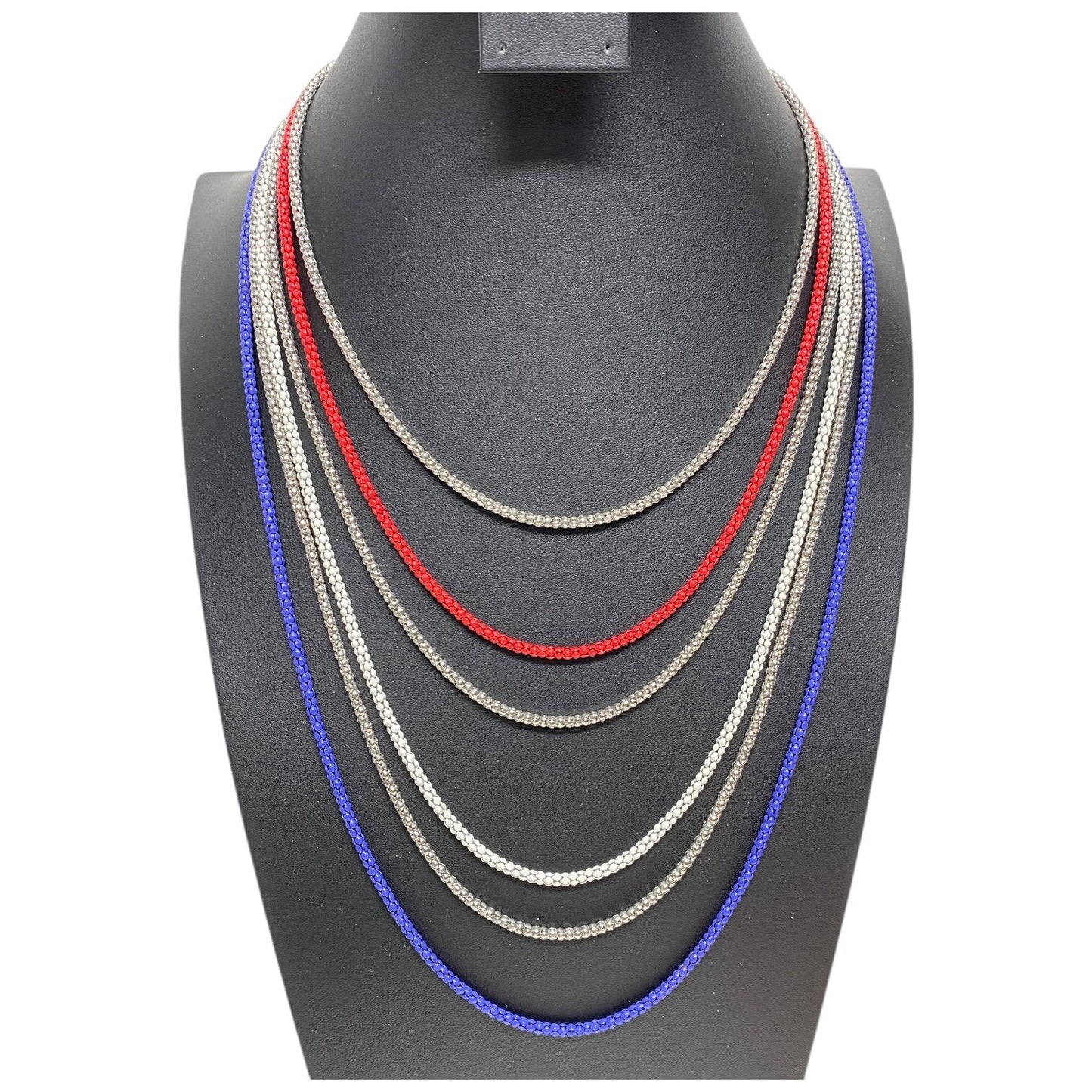 Necklace Layered By Clothes Mentor