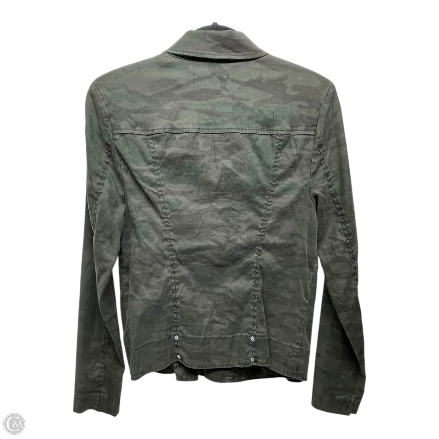 Jacket Moto By Level 99 In Camouflage Print, Size: S