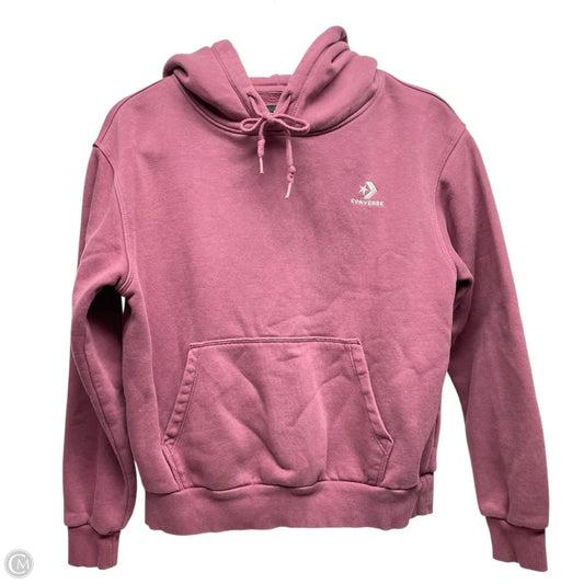 Sweatshirt Hoodie By Converse In Mauve, Size: Xs