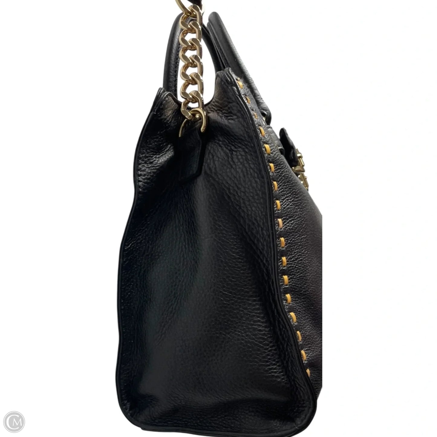 Handbag Leather By Michael By Michael Kors, Size: Large