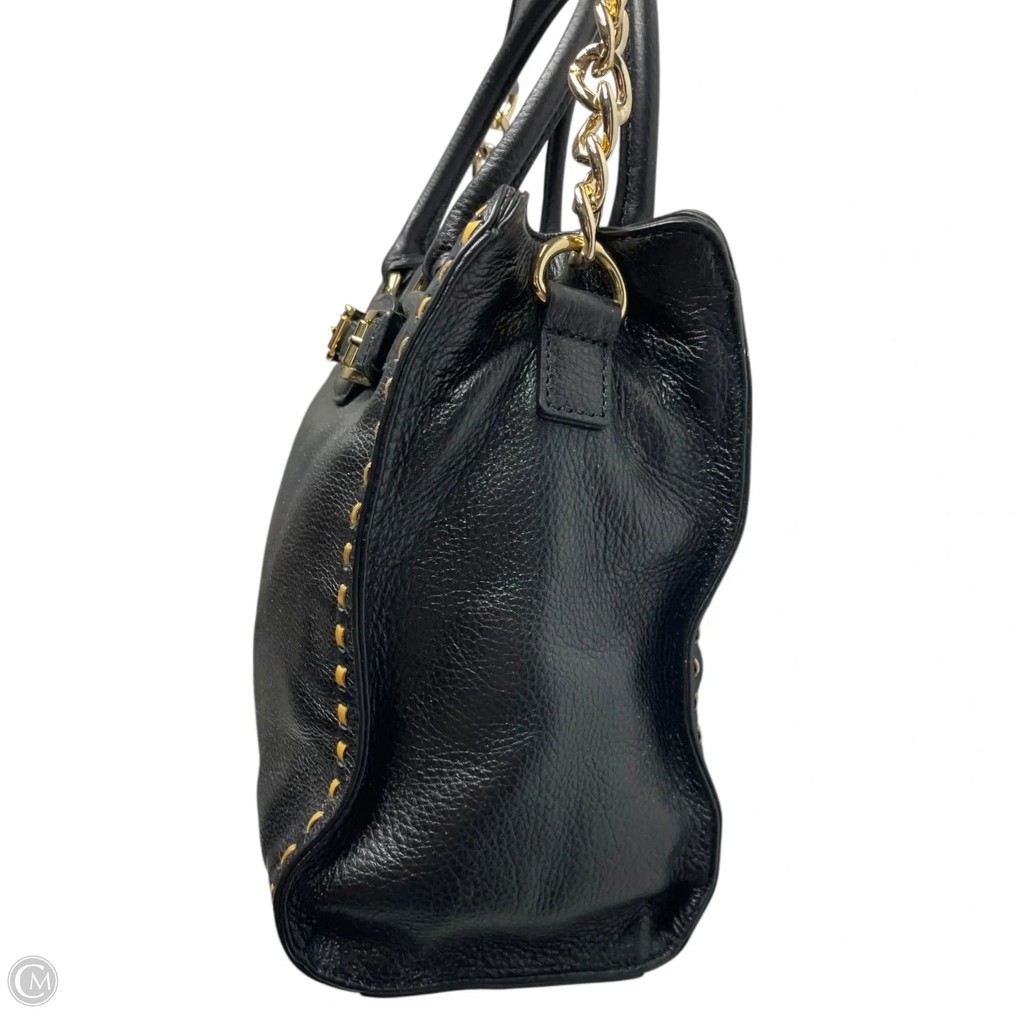 Handbag Leather By Michael By Michael Kors, Size: Large