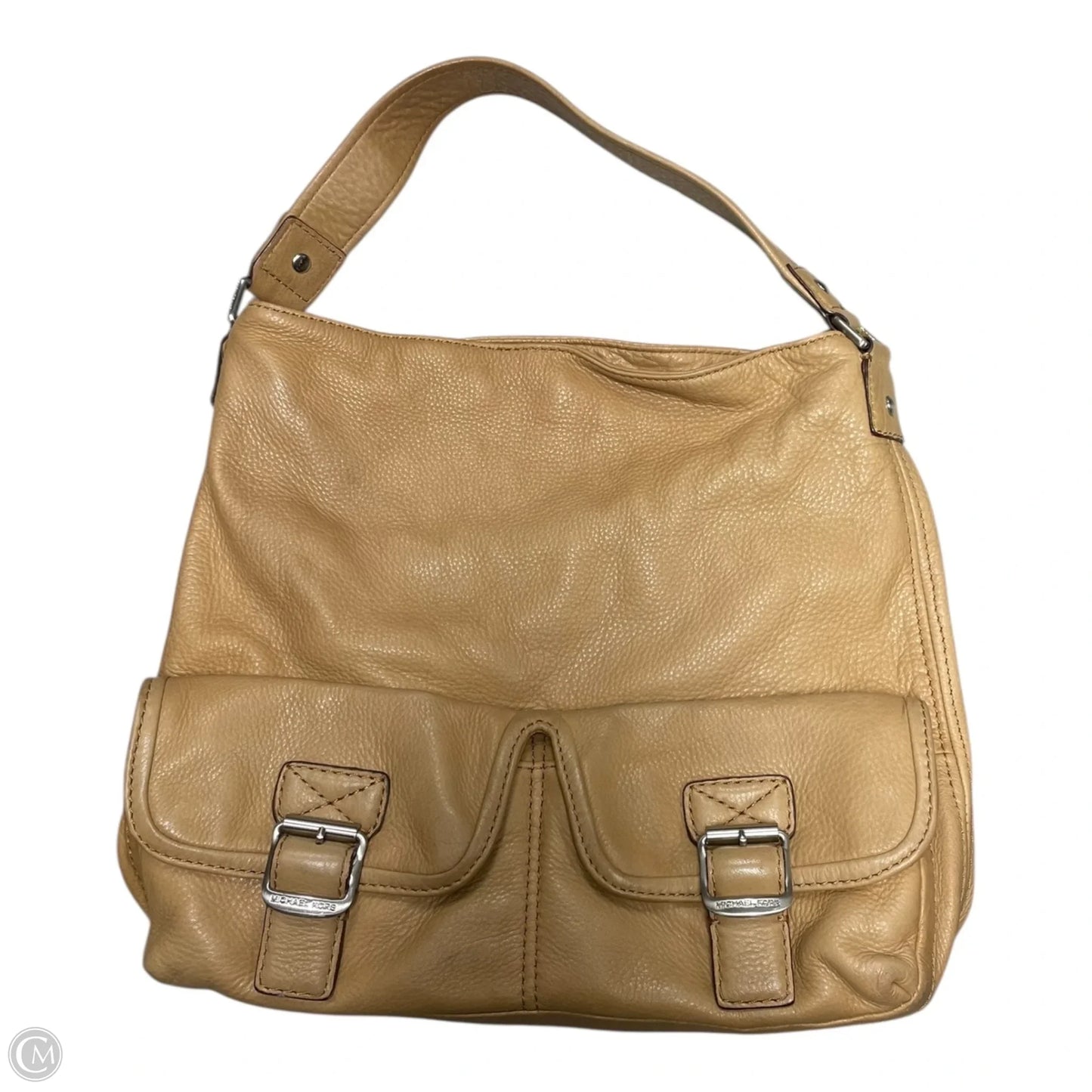 Handbag Leather By Michael By Michael Kors, Size: Large