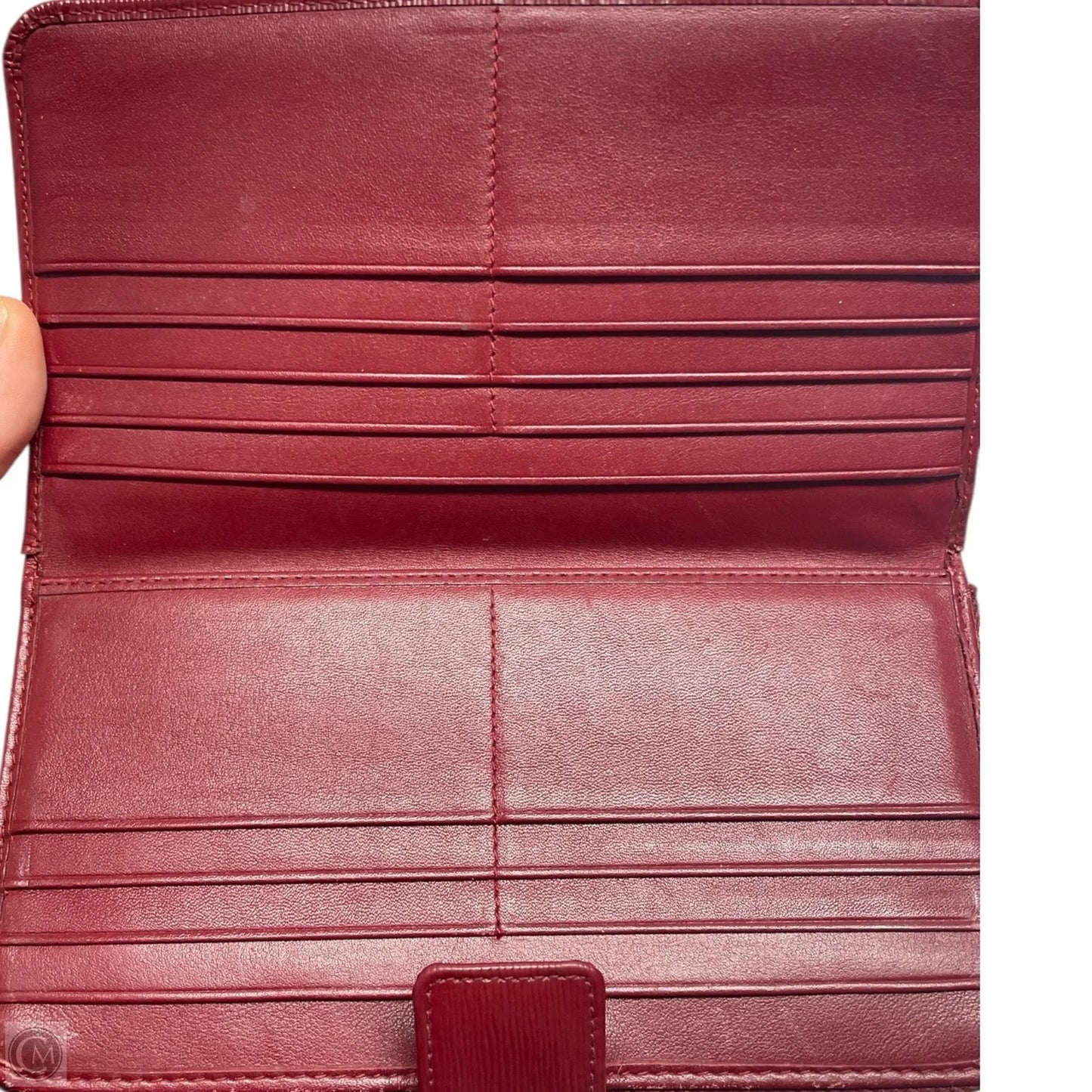 Wallet Luxury Designer By Prada, Size: Large