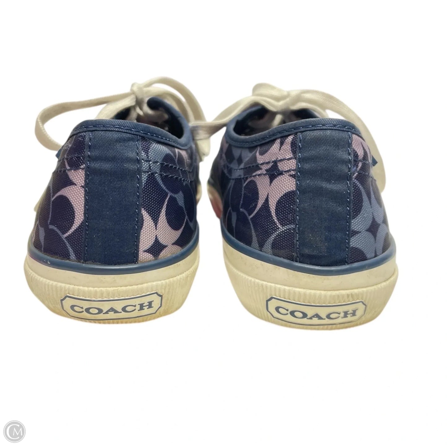 Shoes Designer By Coach In Blue & Purple, Size: 9