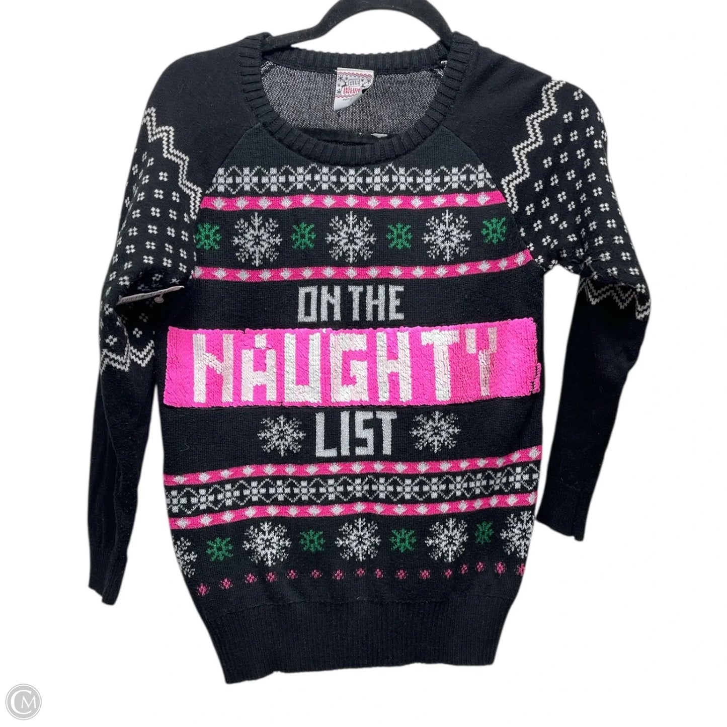 Sweater By Clothes Mentor In Black, Size: S