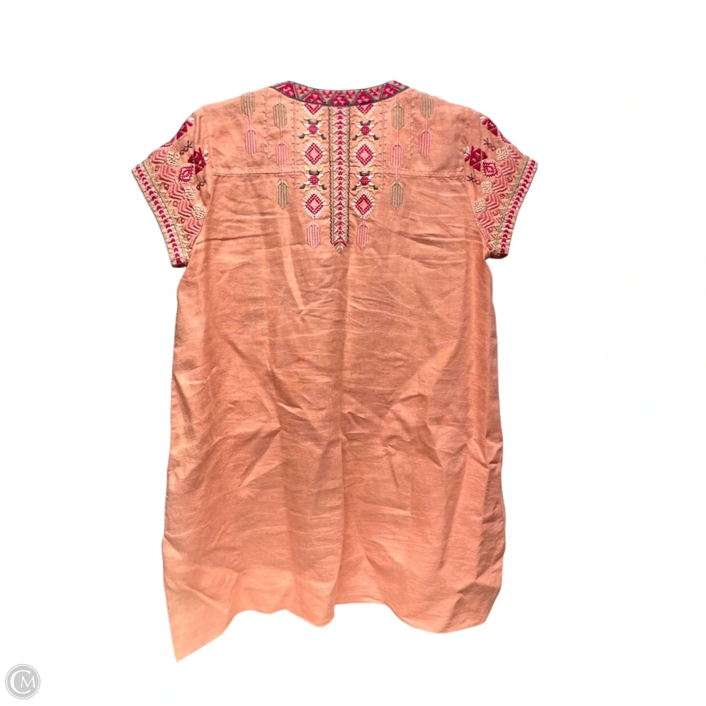 Top Short Sleeve By Johnny Was In Peach, Size: Xs