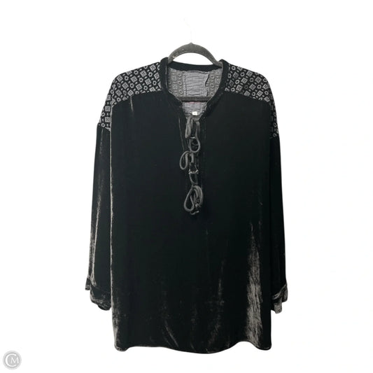 Top Long Sleeve Designer By Johnny Was In Black, Size: S