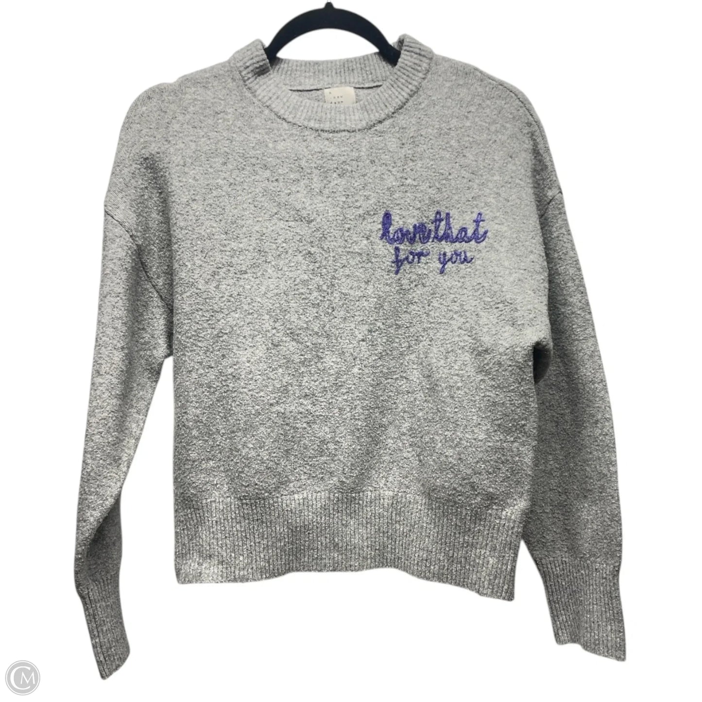 Sweater By A New Day In Grey, Size: M