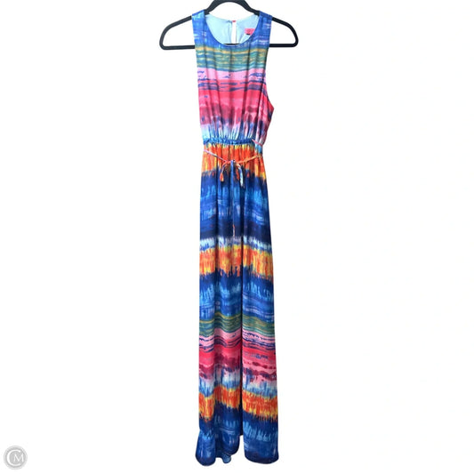 Dress Casual Maxi By Betsey Johnson In Tie Dye Print, Size: 4