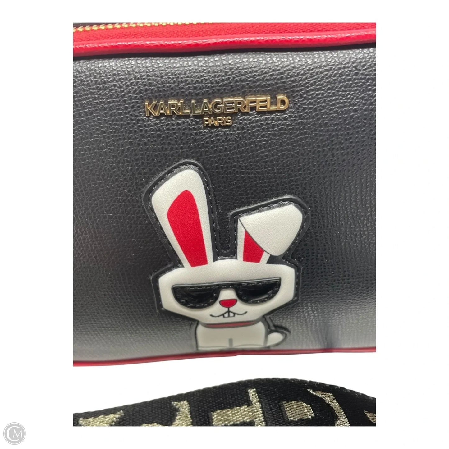 Crossbody Designer By Karl Lagerfeld, Size: Small