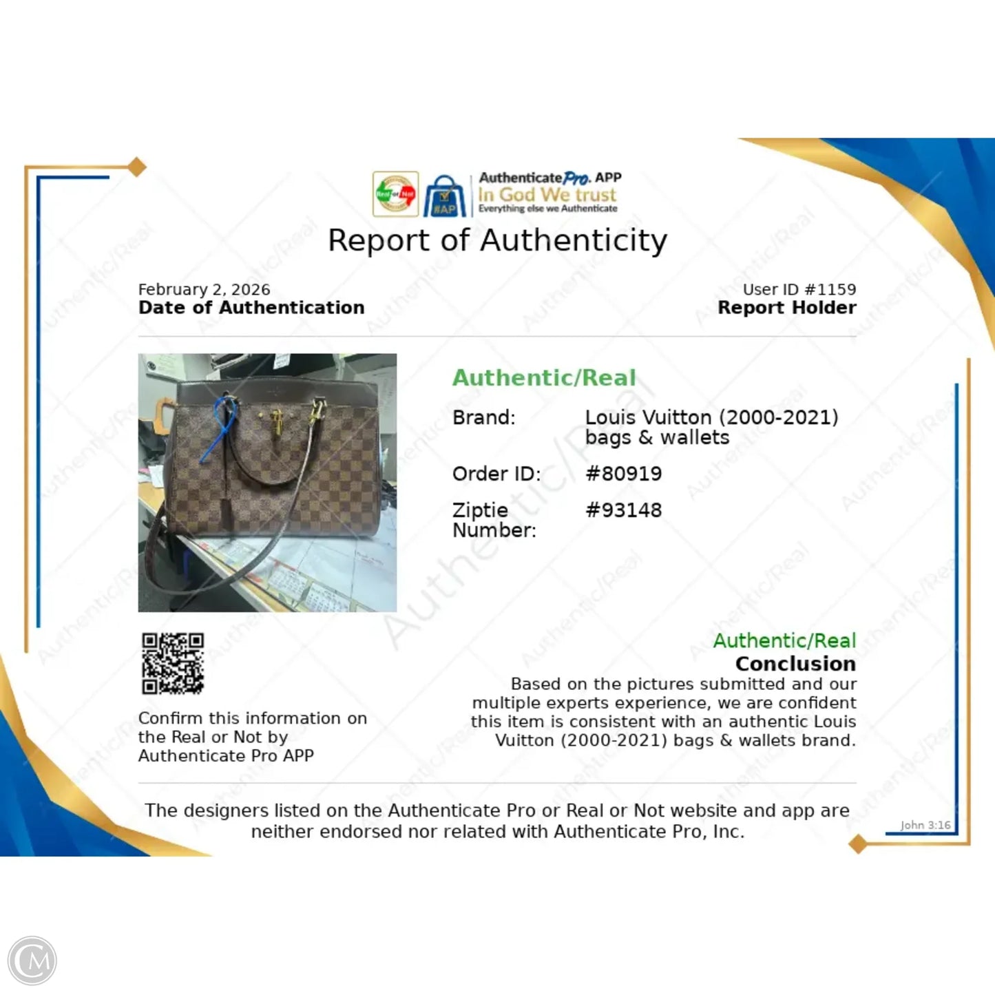 Handbag Luxury Designer By Louis Vuitton, Size: Large