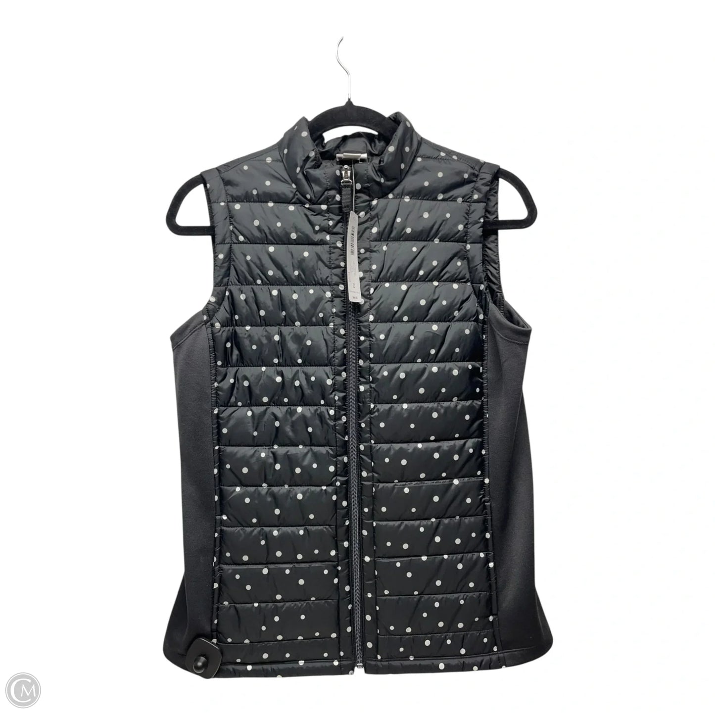 Vest Puffer & Quilted By Chicos In Polkadot Pattern, Size: S